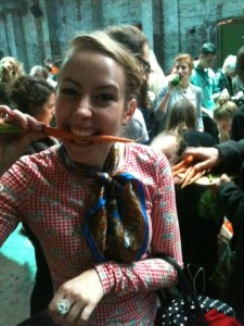 Carrots which were too small